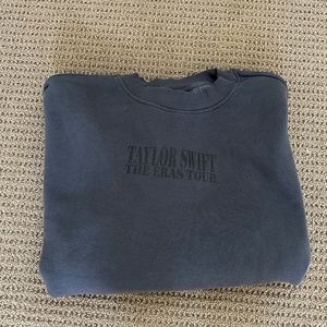 Taylor Swift Eras Tour Blue Sweatshirt